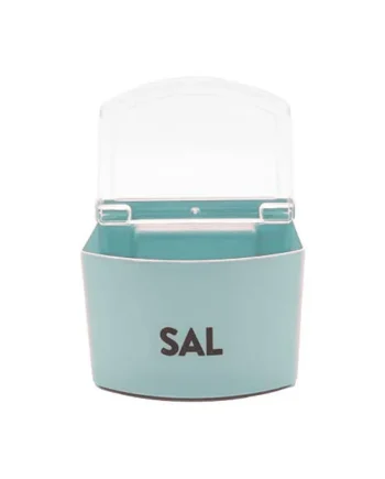 Salero plastico con tapa Verde claro