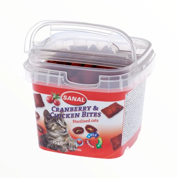 Sanal Grageas Arándanos para Gatos Esterilizados — Tracto Urinario 75g
