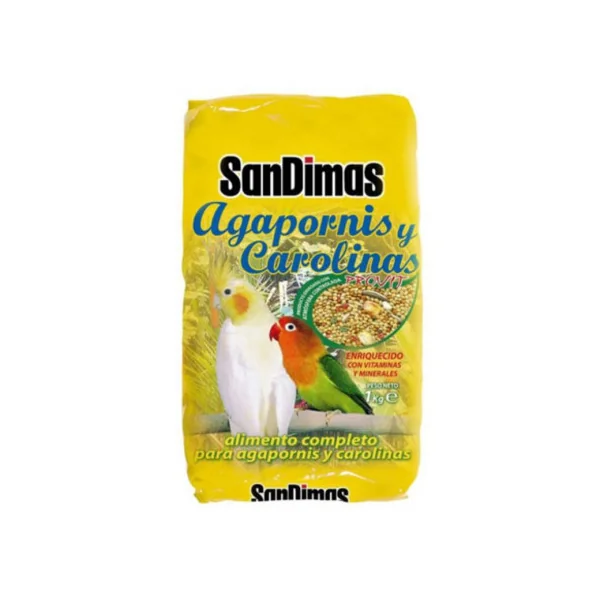 SanDimas Alimento para Agapornis y Carolinas