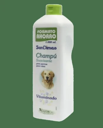 SanDimas Champú Suavizante Vitaminado Formato Ahorro 1L para Perros