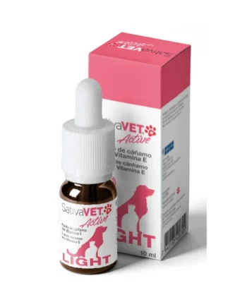 Sativavet Active LIGHT 10 ml 5% aceite cáñamo perros gatos