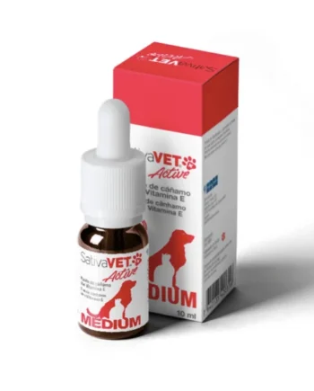 Sativavet Active MEDIUM 10 ml 13% aceite cáñamo perros gatos