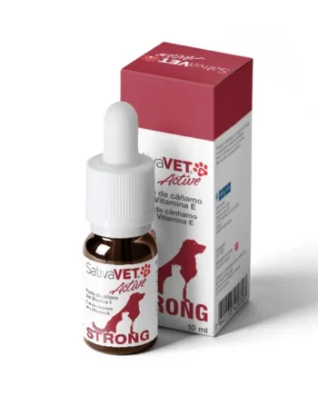 Sativavet Active STRONG 10 ml 22% aceite cáñamo perros gatos
