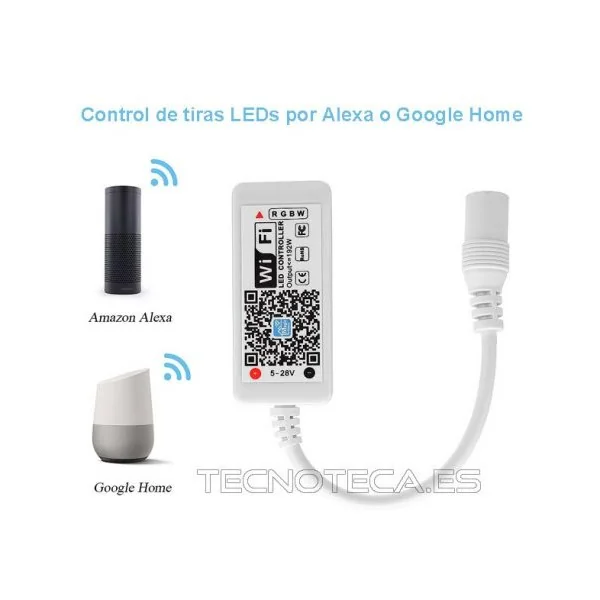 SCHD016. Control por WIFI para tiras de LEDs RGB ALEXA
