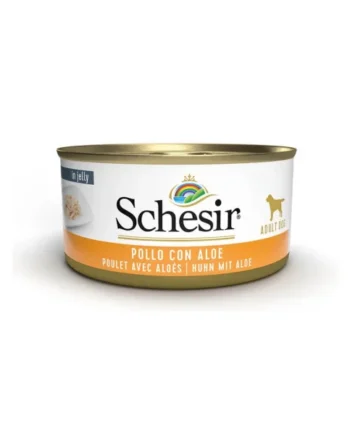 Schesir Adult Pollo con Aloe en Gelatina Lata