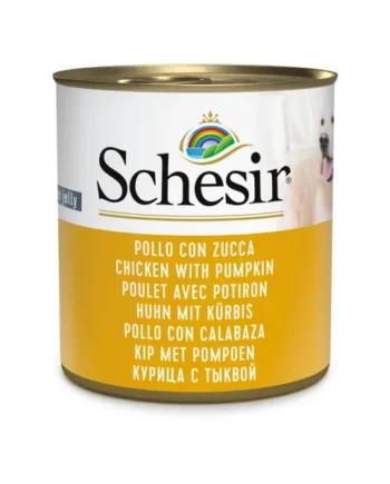 Schesir Adult Pollo con Calabaza en Gelatina Lata
