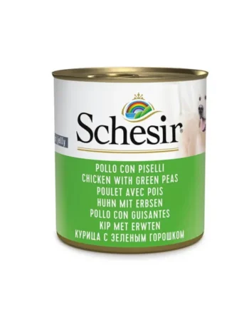 Schesir Adult Pollo con Guisantes en Gelatina Lata
