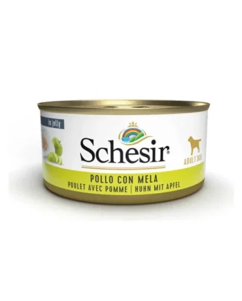 Schesir Adult Pollo con Manzana en Gelatina Lata