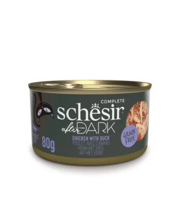 Schesir After Dark - Filetes de pollo con pato en caldo 80g