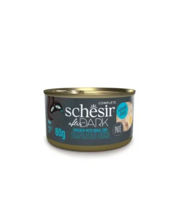 Schesir After Dark Pollo y Huevo Codorniz Paté Gatos