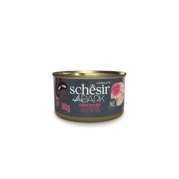 Schesir After Dark Pollo y Ternera Paté Gatos