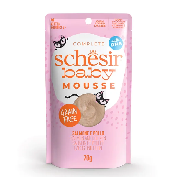 Schesir - Baby Mousse de salmón y pollo
