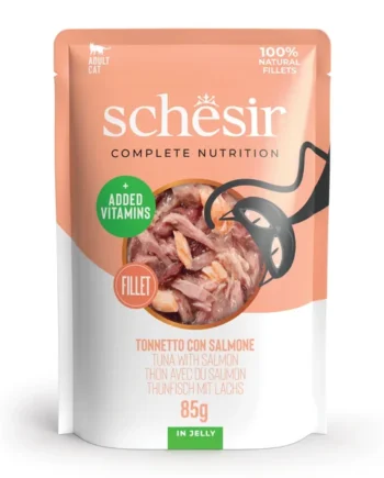 Schesir - Filete de atún con salmón completo pouch