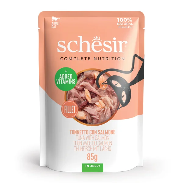 Schesir - Filete de atún con salmón completo pouch