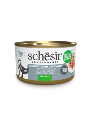 Schesir - Filetes de atún con calamar en gelatina