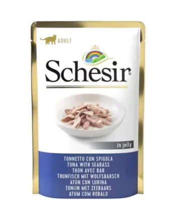 Schesir - Filetes de atún con lubina en gelatina pouch