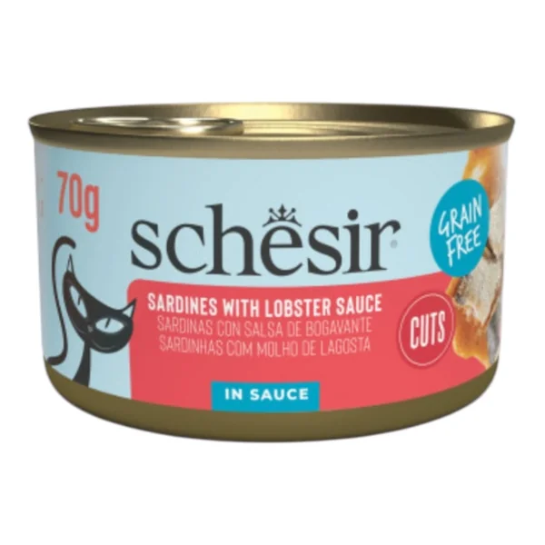 Schesir Filetes de Sardina y Bogavante en Salsa para Gatos — Húmedo