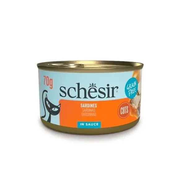 Schesir Grill Lata de Sardinas en Salsa para Gatos