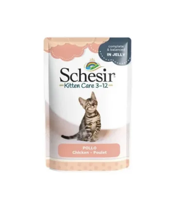 Schesir Kitten Filetes de Pollo en Gelatina Sobre