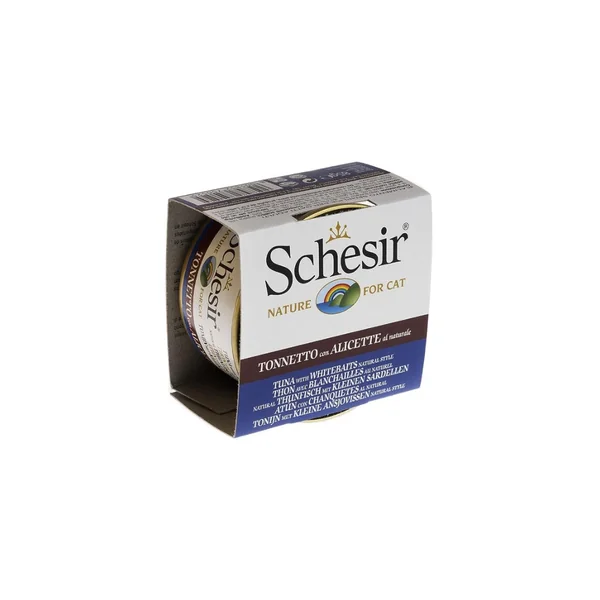 Schesir - Lata de filetes de atún con anchovetas al natural