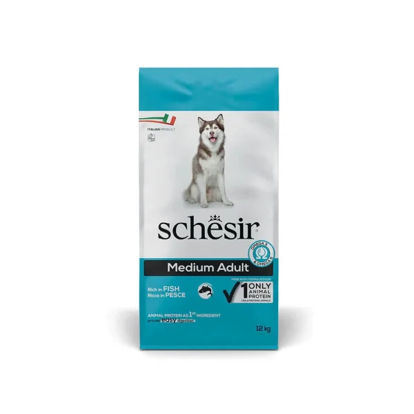 Schesir Medium Adult con Pescado Perros