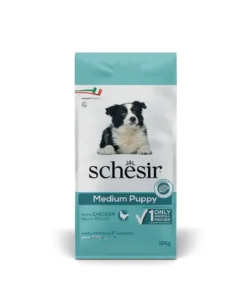 Schesir Medium Puppy Pollo Perros Cachorros