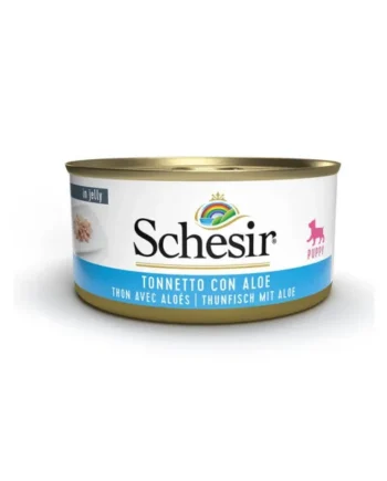 Schesir Puppy Atún con Aloe en Gelatina Lata