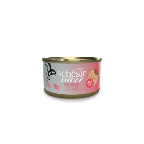 Schesir Silver Doble Textura Gatos