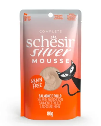 Schesir - Silver mousse de salmón y pollo