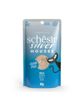 Schesir Silver Mousse Pollo Gatos
