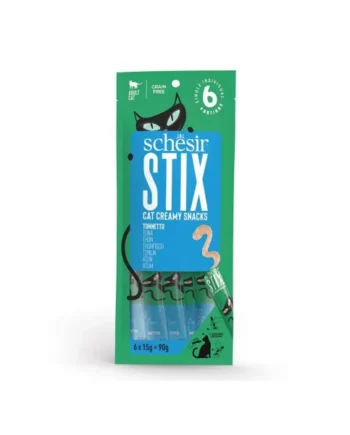 Schesir Stix Snack Creamy Atún Gatos