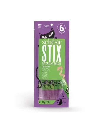 Schesir Stix Snack Creamy Pato Gatos