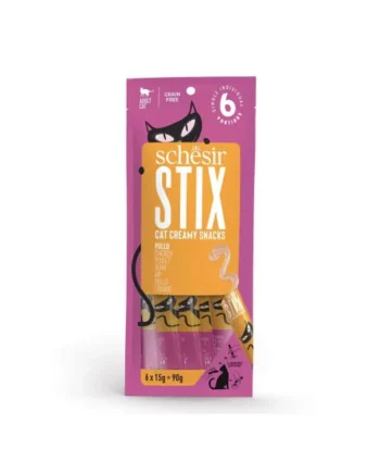 Schesir Stix Snack Creamy Pollo Gatos