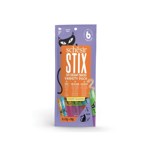 Schesir Stix Snack Creamy Variety Pack