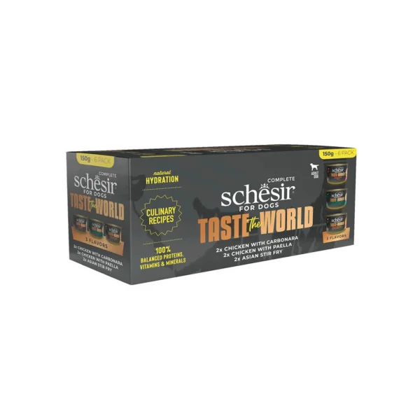Schesir Taste The World Adult Multipack Variado en Caldo
