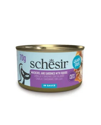 Schesir - Trozos de caballa y sardinas con calamar en salsa