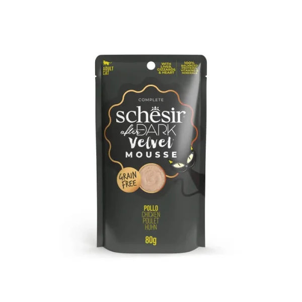 Schesir Velvet Mousse Pollo Sobres Gatos