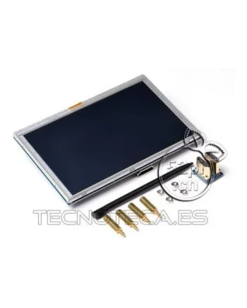 SCHMOD118. Pantalla táctil 5" LCD HDMI para Raspberry Pi®