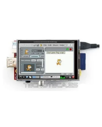 SCHMOD119. Pantalla tactil 3,5″ LCD HDMI Raspberry Pi®