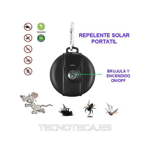 SCHVAR001. Ahuyentador de mosquitos solar portatil USB