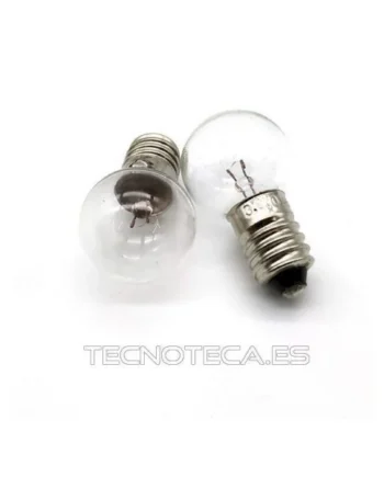 SCHVAR009. Bombilla 3,5V/0,45A casquillo E10 esferica
