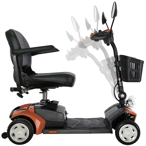 Scooter Eléctrico Asiento Giratorio y Batería Removible