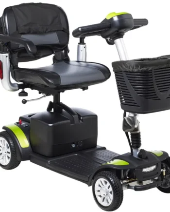 Scooter Eléctrico Compacto con Mochila Trasera Portaobjetos