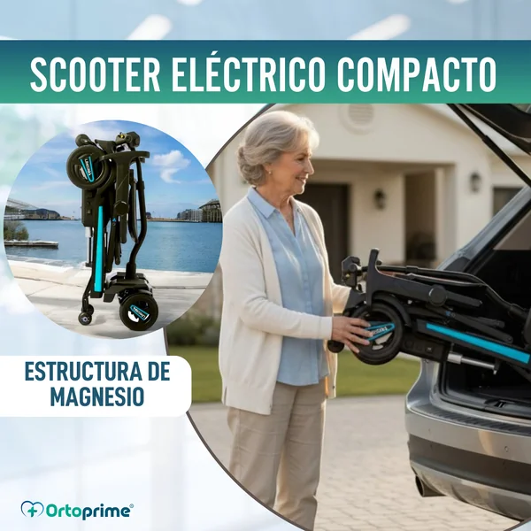 Scooter Eléctrico Compacto Transportable | Plegado Eléctrico