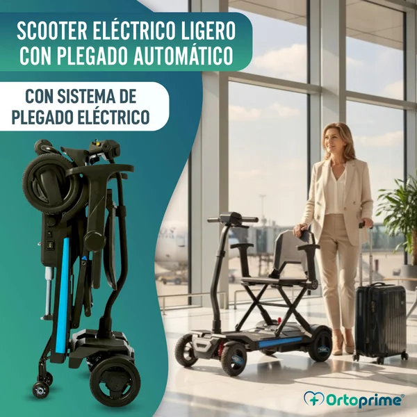 Scooter Eléctrico Compacto Transportable | Plegado Eléctrico