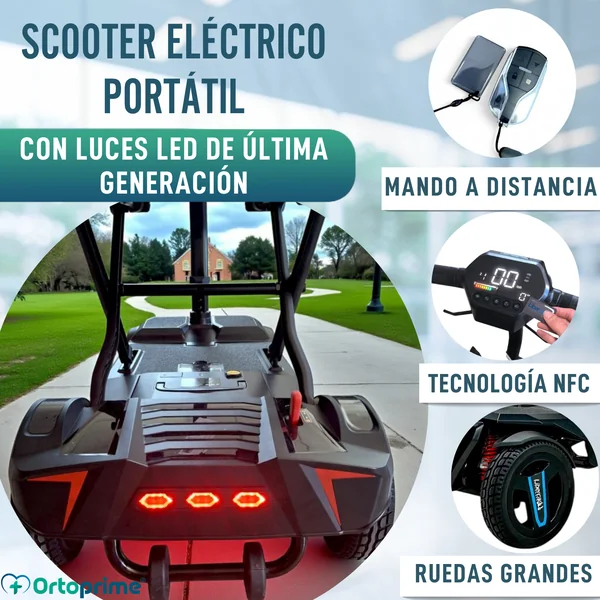 Scooter Eléctrico Compacto Transportable | Plegado Eléctrico