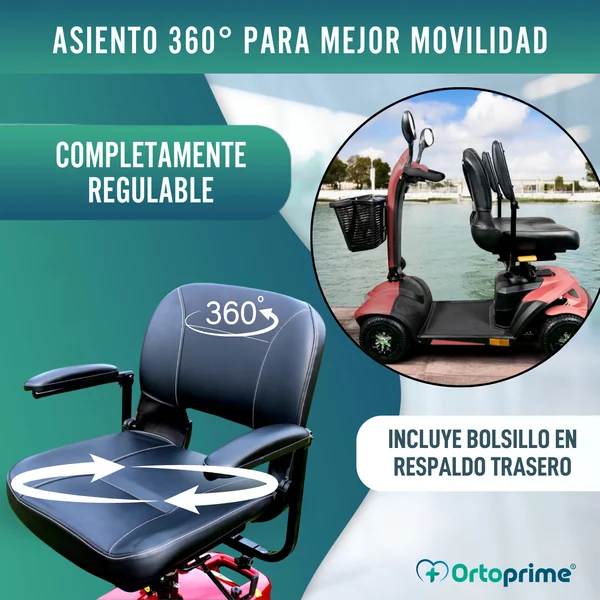 Scooter Eléctrico de Última Generación | Ruedas Grandes 24cm