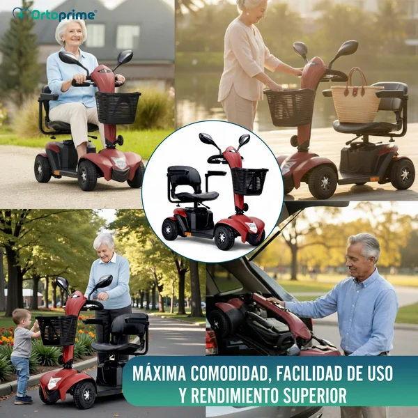 Scooter Eléctrico de Última Generación | Ruedas Grandes 24cm