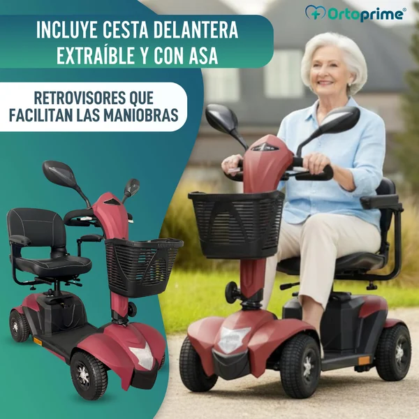 Scooter Eléctrico de Última Generación | Ruedas Grandes 24cm