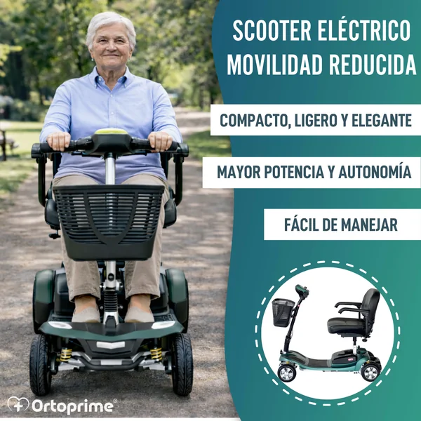 Scooter Eléctrico Desmontable | Batería de Litio de 40Ah